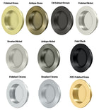 2-3/8 Inch Diameter Round Flush Pull, Deltana FP238