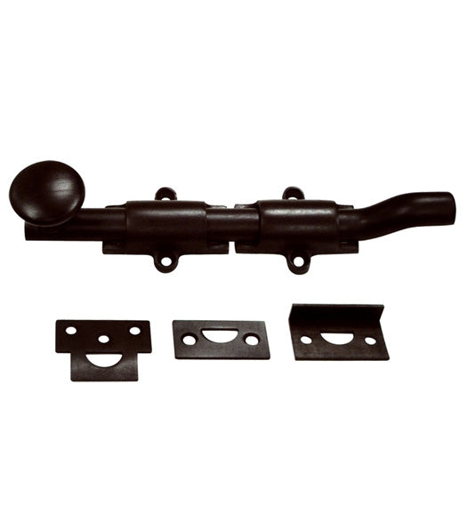 6 Inch Offset Surface Bolt, Deltana FPG610B
