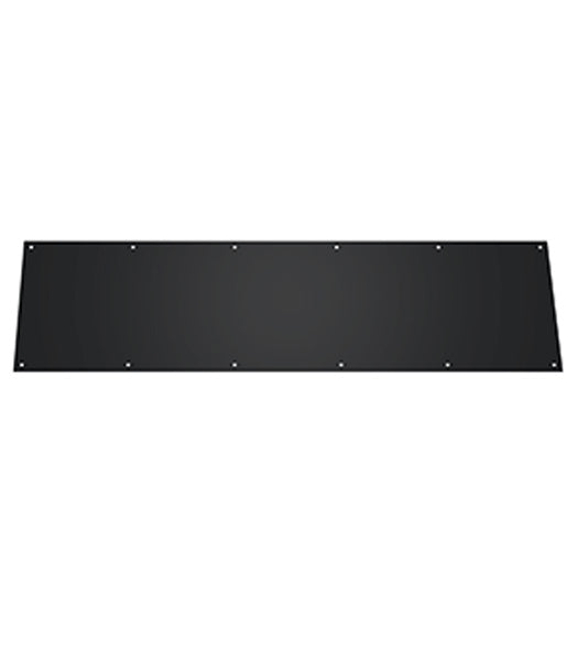 Black 10 Inches Wide and 34 Inches Long Stainless Steel Kick Plate, Deltana KP1034U19