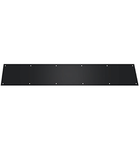 Black 6 Inches Wide and 34 Inches Long Stainless Steel Kick Plate, Deltana KP634U19