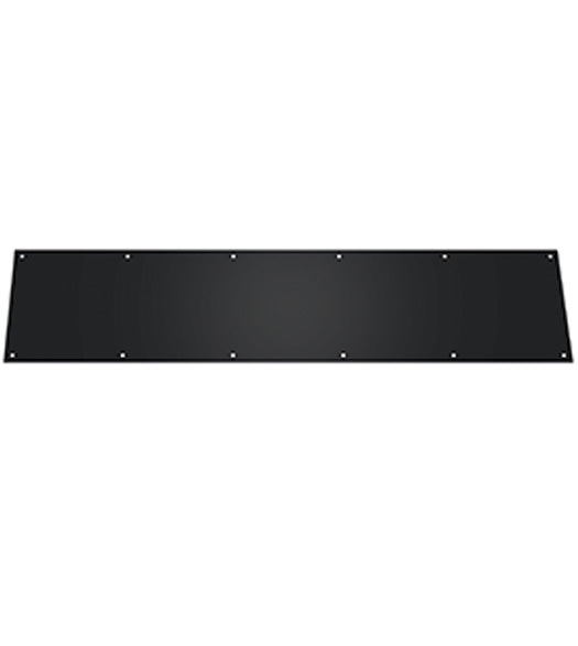 Black 8 Inches Wide and 34 Inches Long Stainless Steel Kick Plate, Deltana KP834U19