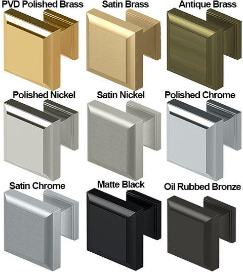 1-3/16 Inch Square Cabinet Knob, Deltana KS10