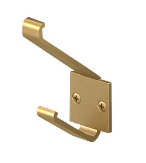 Double Pronged Modern Wall Hook, Deltana MH12