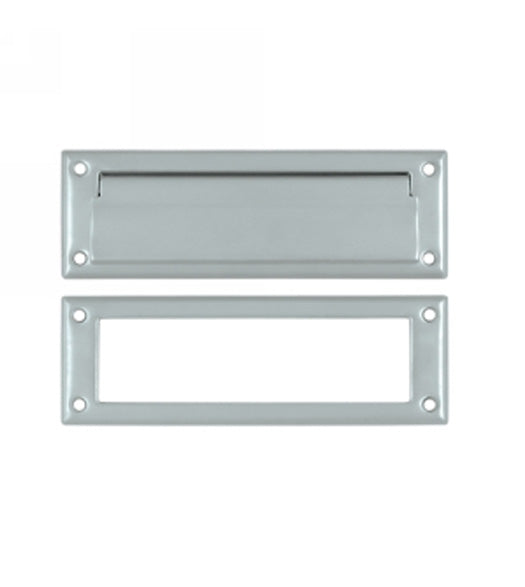 8-7/8 Inch Solid Brass Mail Slot, Deltana MS626