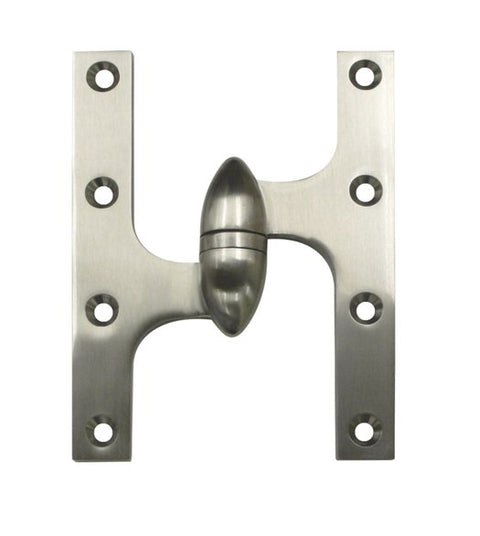 6 Inch x 4-1/2 Inch Olive Knuckle Hinge, Deltana OK6045B