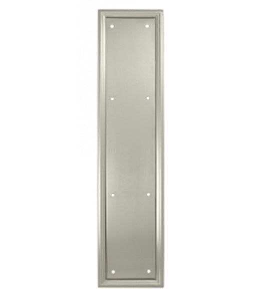 Heavy Duty 3.5 x 20 Push Plate, Solid Brass, Deltana PP2281