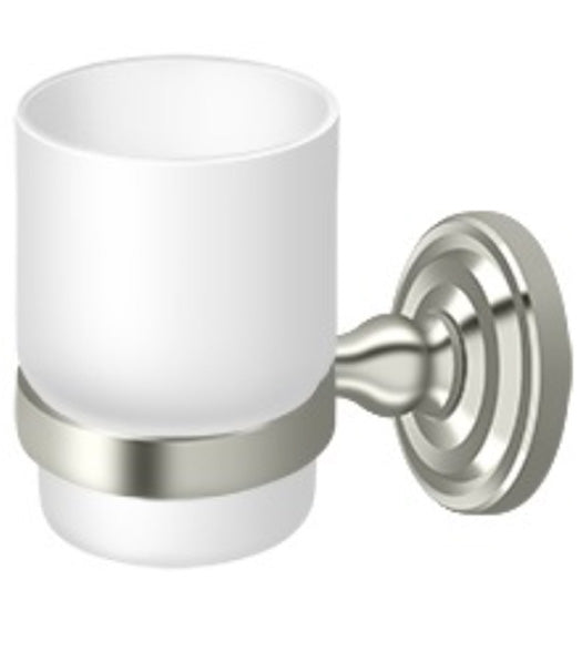 Glass Wall Mounted Toothbrush Tumbler, Deltana R2013