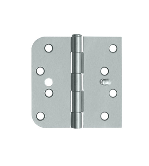 4 x 4 x 5/8 Radius Leaf x Square Corner Residential Hinge, Pair, Deltana S44058TT