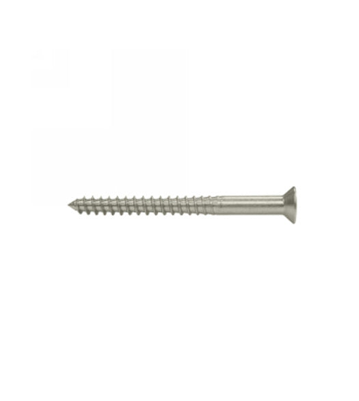 Solid Brass Wood Screw 12 x  2-1/2, Bag of 100, Deltana SCWB1225