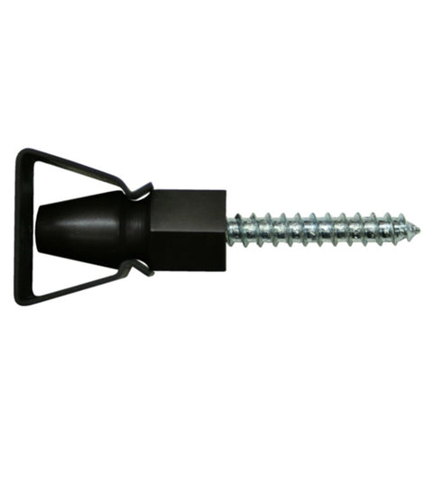 Solid Brass Short Shutter Door Holder, Deltana SDH101
