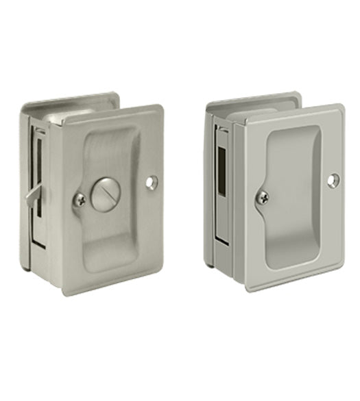 Double Pocket Door Privacy Lock Set, Deltana SDLA/SDAR