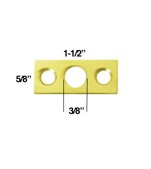 Doorware.com Strike Plate for Flush Bolt, Deltana SP7FBR
