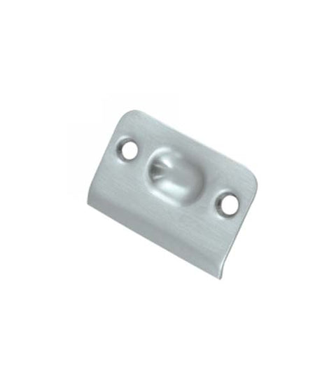 Solid Brass Ball Catch Strike Plate, Deltana SPB349