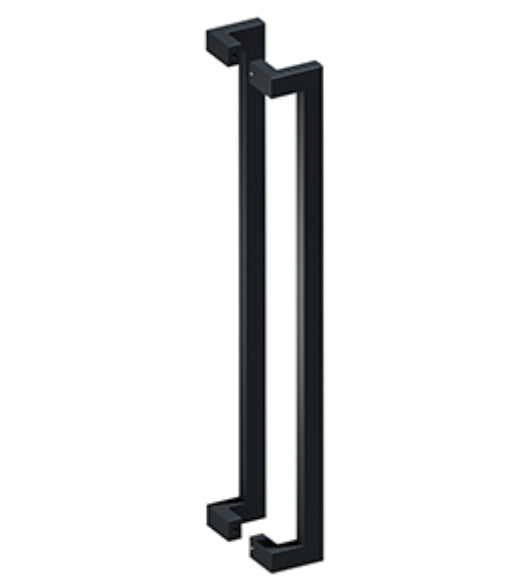 Back-to-Back 36 Inch Modern Offset Pulls, Pair, Deltana SSPOBB36