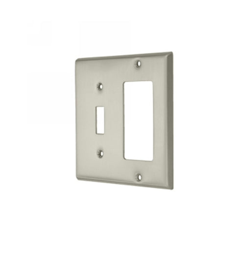 Single Light Switch and Single Rocker Plate, Deltana SWP4743