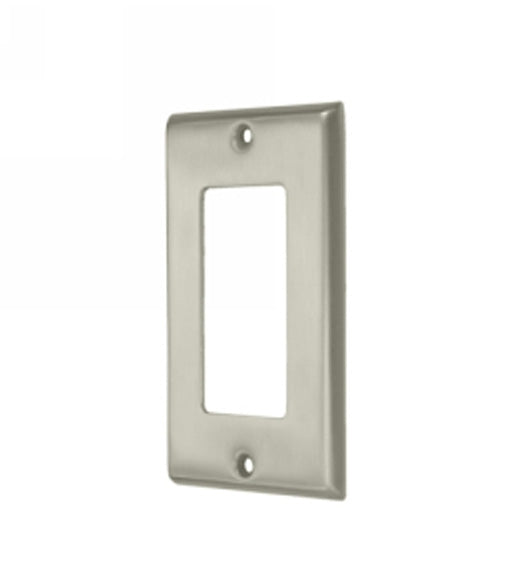 Single Rocker Solid Brass Plate, Deltana SWP4754