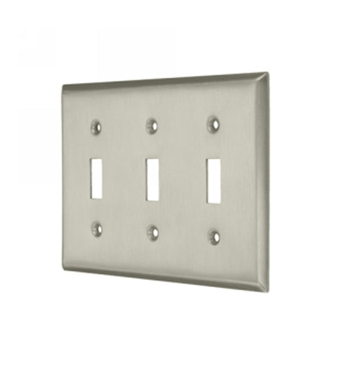 Triple Light Switch Plate, Deltana SWP4763