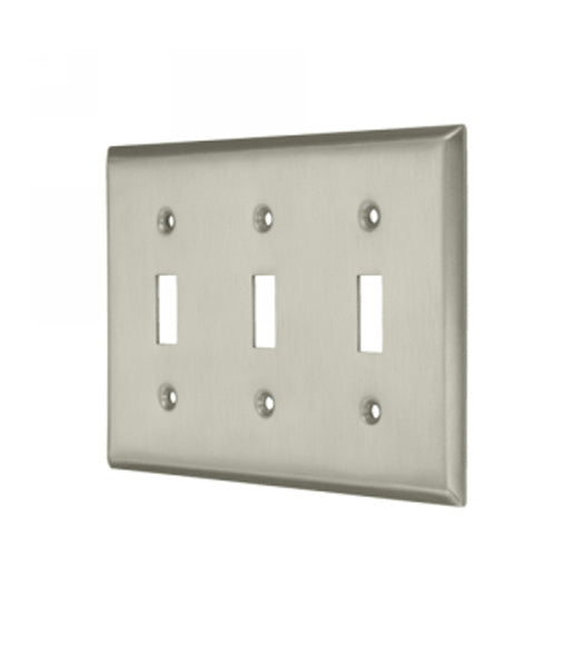 Triple Light Switch Plate, Deltana SWP4763