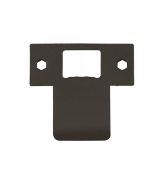 2-1/16 Inch Extended Lip T Strike Plate, Deltana TSPE250