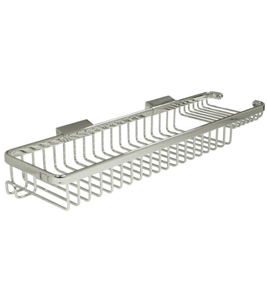 Rectangular 17-3/4 Inch Wire Basket With Hook, Deltana WBR1850H