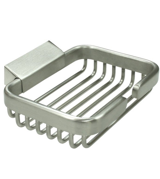 4-3/4 Inch Rectangular Solid Brass Soap Holder, Deltana WBR4535