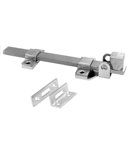 8 Inch Stainless Steel Padlocking Slide Bolt, Don-Jo 1582-630