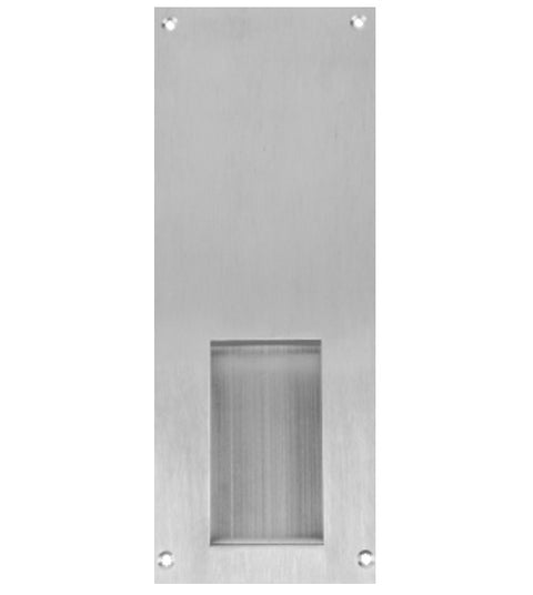 4 x 10 Flush Pull Plate, Don-Jo 1858