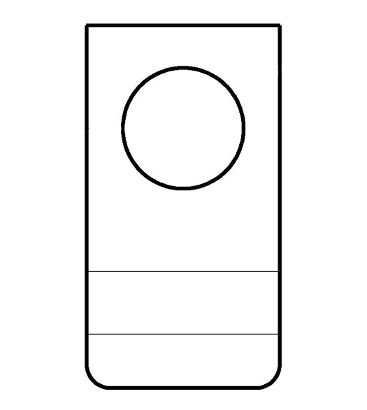 Pull Trim for a Rim Cylinder, Don-Jo 1874-630