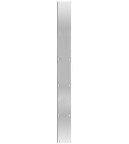 3.5 x 48 Long Satin Stainless Steel Push Plate, DJO-PP-3.5x48-630