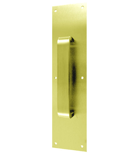 4 x 16 Pull Plate, Polished Brass or Oil Rubbed Bronze, Don-Jo 7131-xxx