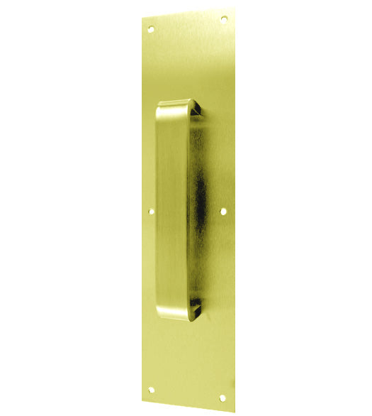 4 x 16 Pull Plate, Polished Brass or Oil Rubbed Bronze, Don-Jo 7131-xxx