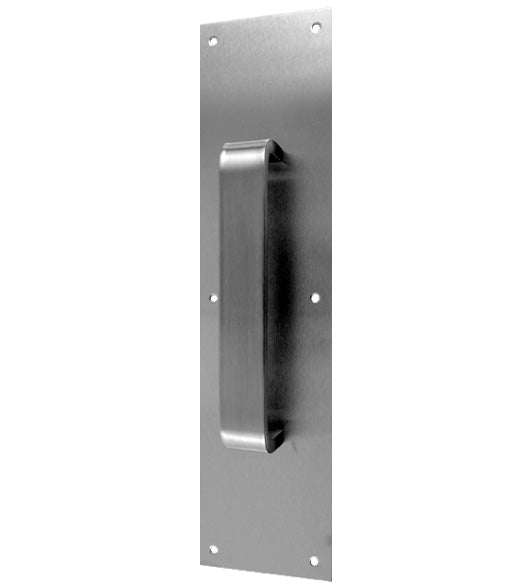 Economy Priced Aluminum 4 x 16 Pull Plates, Don-Jo 7131-628