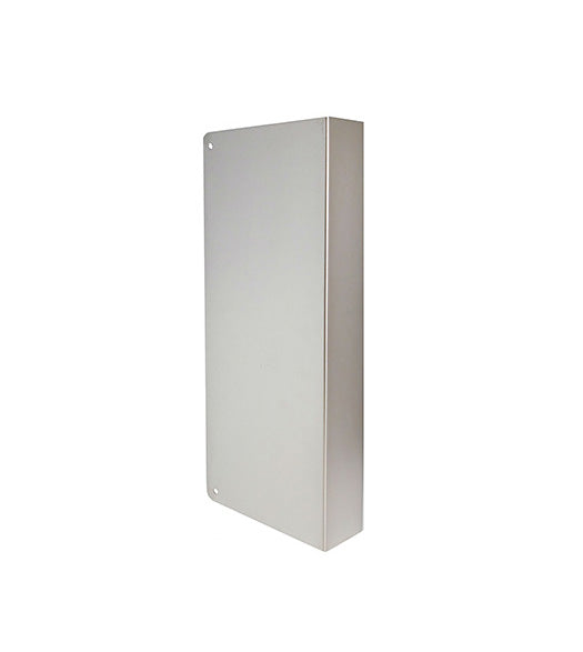 Doorware.com 5 x 12 Blank Stainless Steel Wrap Around Plate, Don-Jo 90-S-CW