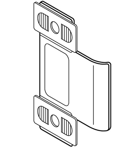 2-3/4 inch x 1-1/4 inch Adjustable Strike, Don-Jo 9450