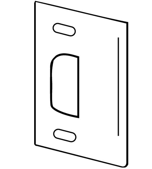 Adjustable Security Strike For Key-In-Knob Lock, Don-Jo A2SS