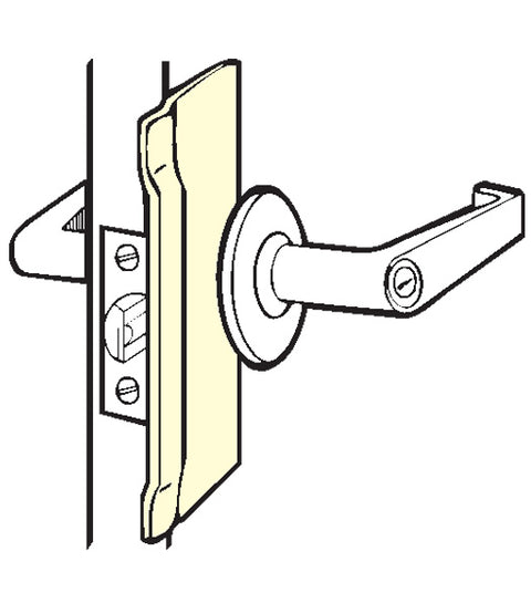 7 Inch Security Latch Guard Plate, Don-Jo BLP-207