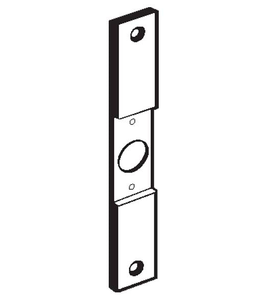 Mortise Lock Conversion Plate, Don-Jo CV-86