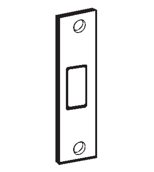 ANSI Large Deadbolt Strike Plate, Don-Jo DBS-2478