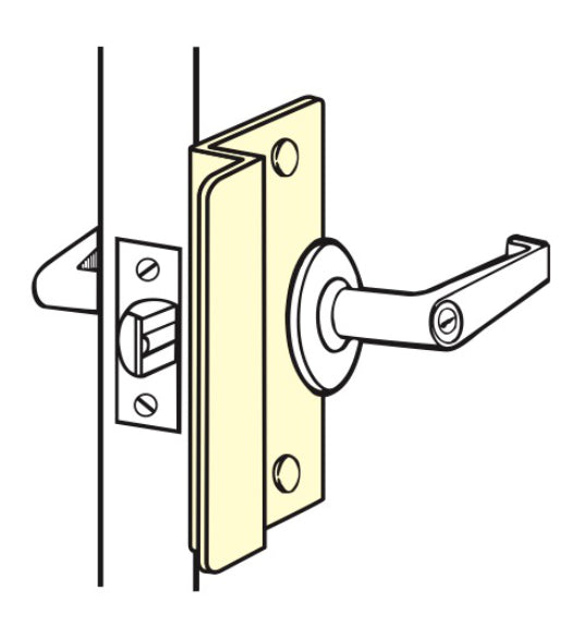 10 Inch Security Latch Guard Plate, Don-Jo DLP-210