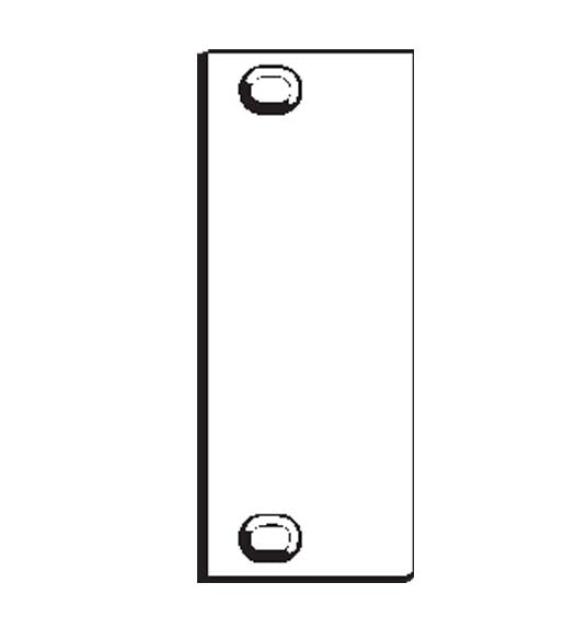 4.5 x 1.625 Hinge Frame Filler Plate, Don-Jo FF-45-PC