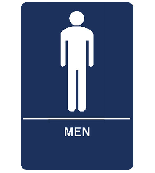 Men's Restroom Sign