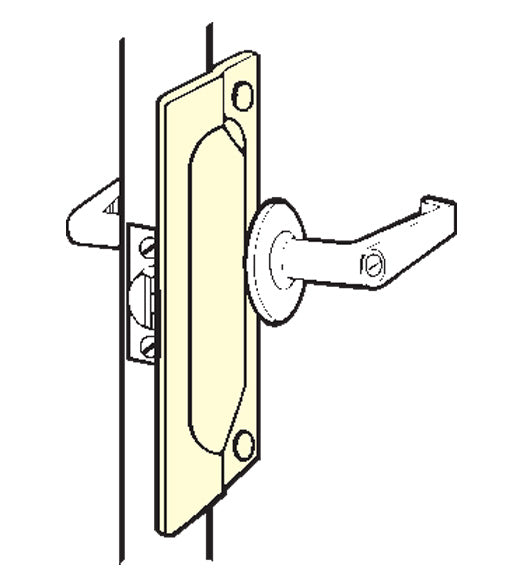 7 Inch Security Latch Guard Plate, Don-Jo LP-207