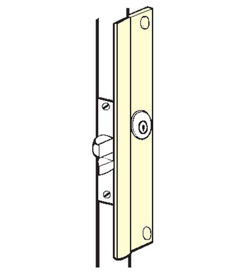 Outswinging Aluminum Entry Door Latch Guard, Don-Jo LP-312-EBF