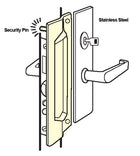 Hager 340D Stainless Steel Latch Guard.