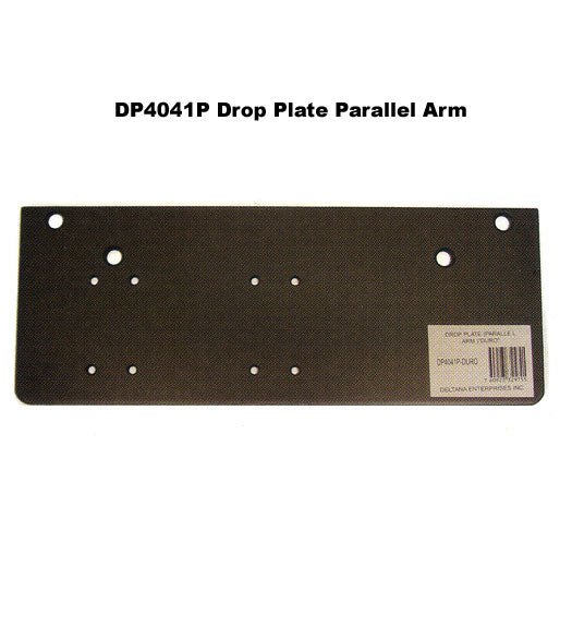 4041 Series Door Closer Parallel Mount Drop Plate, DP4041P