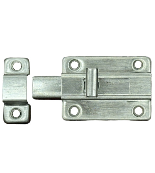 Restroom Stall Door Stainless Steel Rim Bolt and Keeper, DWD B15004