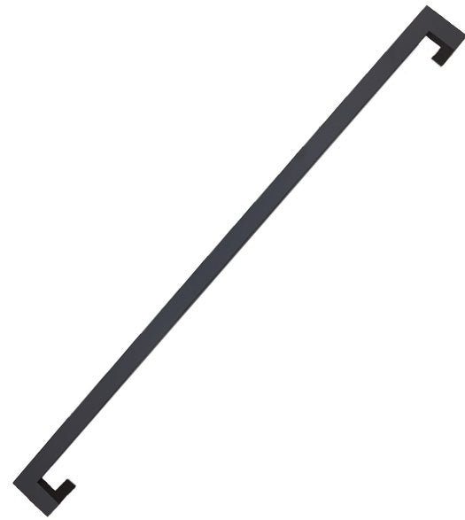 48 Inch Matte Black Stainless Steel Offset Pull, DWD MJRP48-622