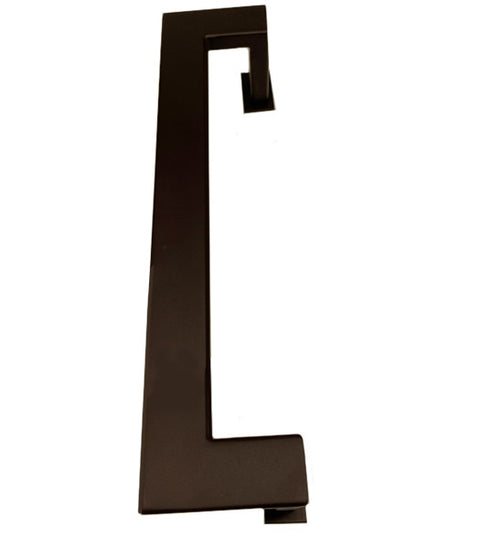 Oil Rubbed Bronze Offset 12 Inch Door Handle