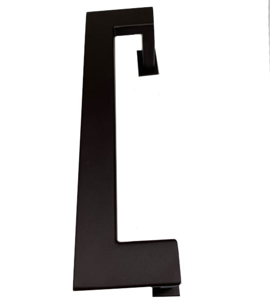 Oil Rubbed Bronze Offset 8 Inch Door Handle
