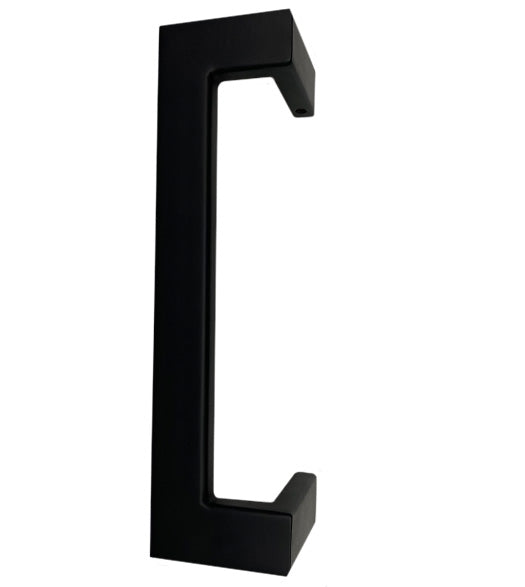 8 Inch Offset Door Pull in Matte Black